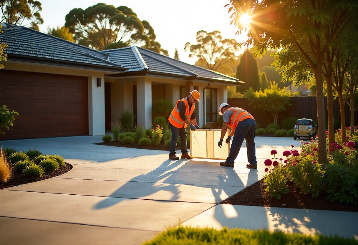 Landscaping Protection Before Driveway Demolition – Canberra Residential Site